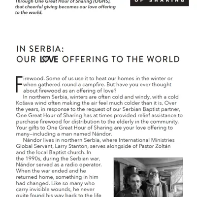 OGHS story serbia