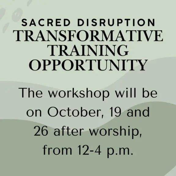 sacred disruption