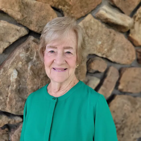 Rev. Mary Armacost Hulst, first female senior pastor of Calvary and now our Pastor Emerita
